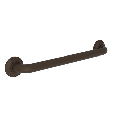 Newport Brass 21" L, Two Post, Solid Brass, 18" Grab Bar in Weathered Copper (Living) 1200-3918/08W
